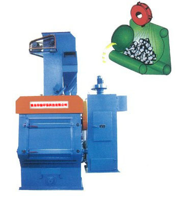 Q326履帶式拋丸機整機圖 Q326履帶式拋丸機整機圖