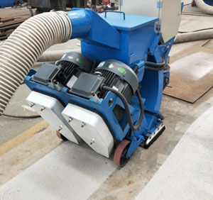 飛機場跑道除膠專用移動式路面拋丸機 飛機場跑道除膠專用移動式路面拋丸機