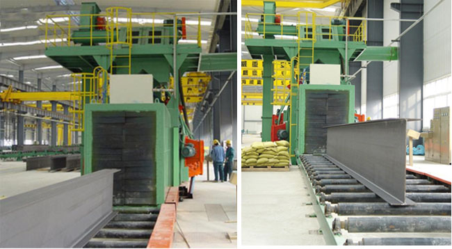 H型鋼通過(guò)式拋丸機(jī)