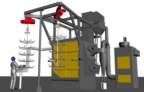 汽車制動盤拋丸機,汽車制動盤拋丸除銹機 汽車制動盤拋丸機,汽車制動盤拋丸除銹機