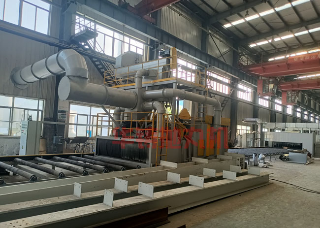 大型鋼板預處理線拋丸機 大型鋼板預處理線拋丸機